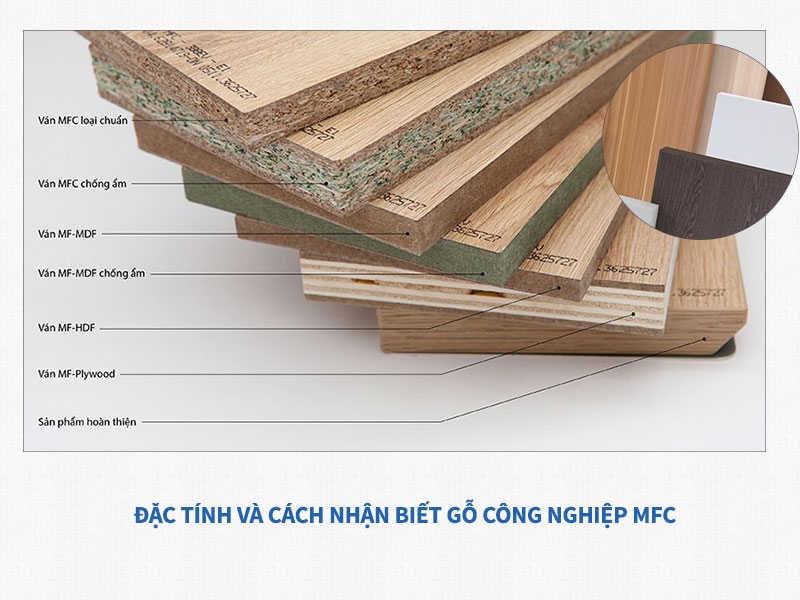 Đặc tính và cách nhận biết gỗ công nghiệp MFC