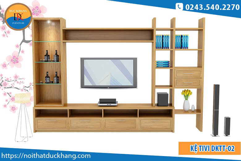 Kệ tivi gỗ Đức Khang DKTT-02