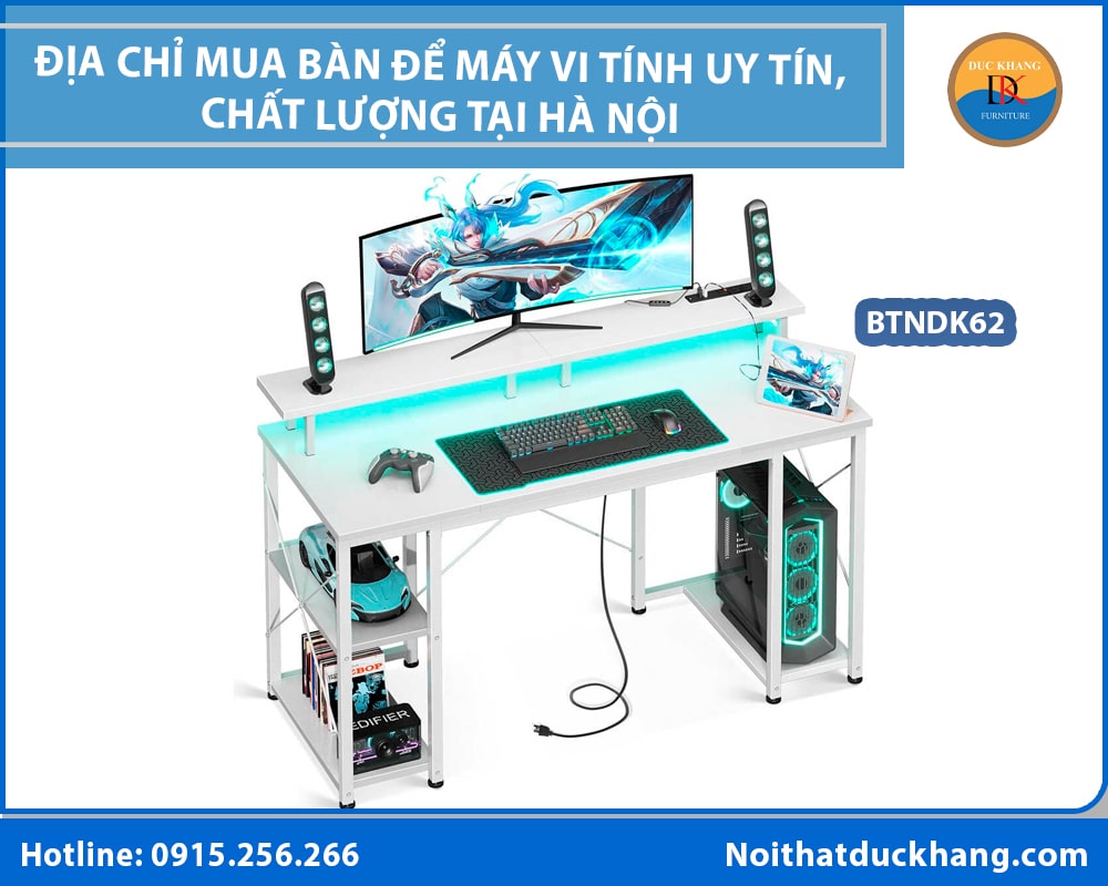 Địa chỉ mua bàn để máy vi tính uy tín, chất lượng tại Hà Nội