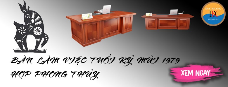 Những mẫu bàn làm việc tuổi Kỷ Mùi 1979 hợp phong thủy