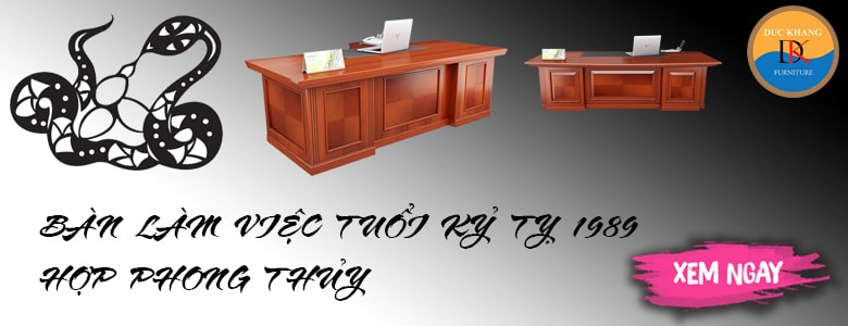 mẫu bàn giám đốc hợp phong thủy tuổi Kỷ Tỵ 1989