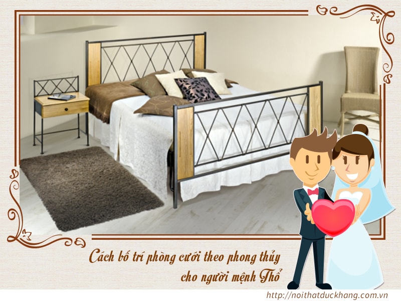 Chất liệu đồ trang trí, nội thất phòng cưới cho người mệnh Thổ