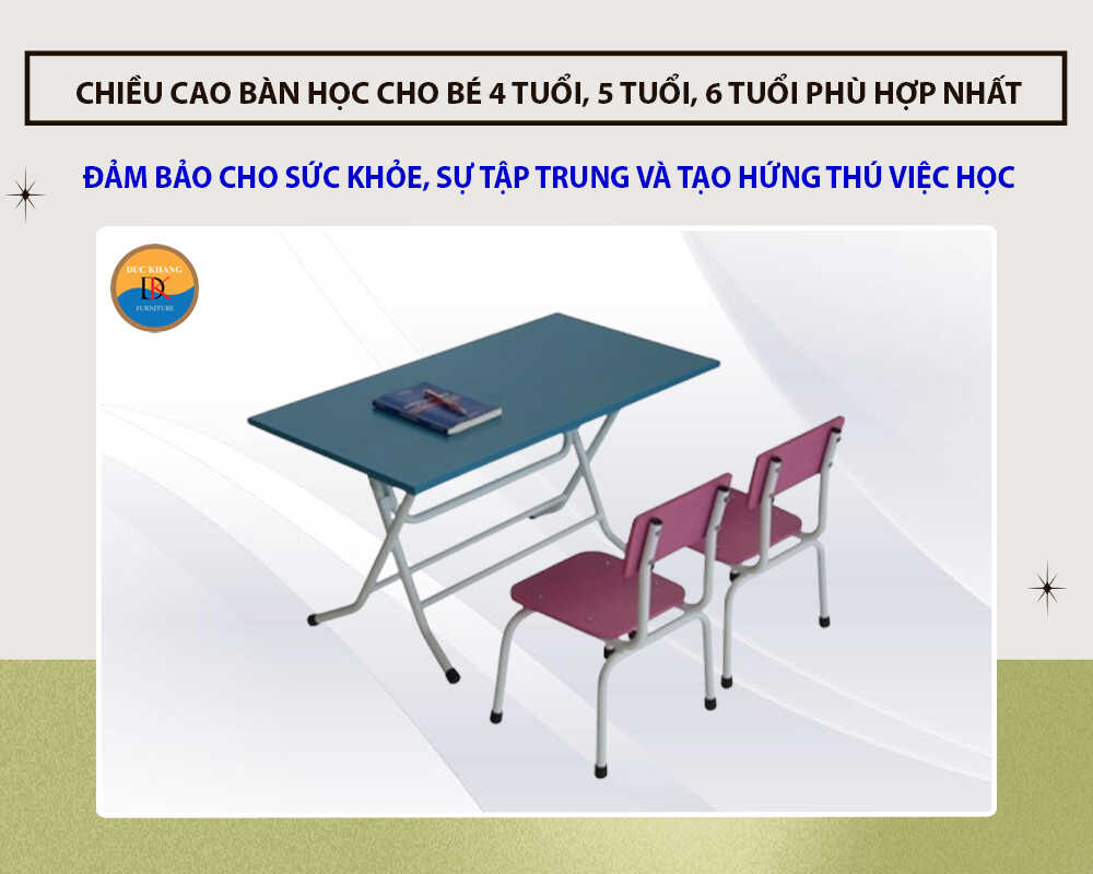 Bàn mẫu giáo Hòa Phát BMG101A-1 được sử dụng trong trường mẫu giáo hay phòng học tại nhà