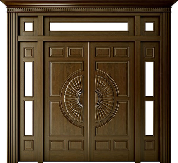 Cửa gỗ 4 cánh có độ bền cao