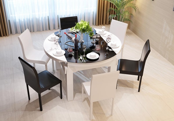 Khéo chọn dáng bàn ăn đẹp cho phòng bếp