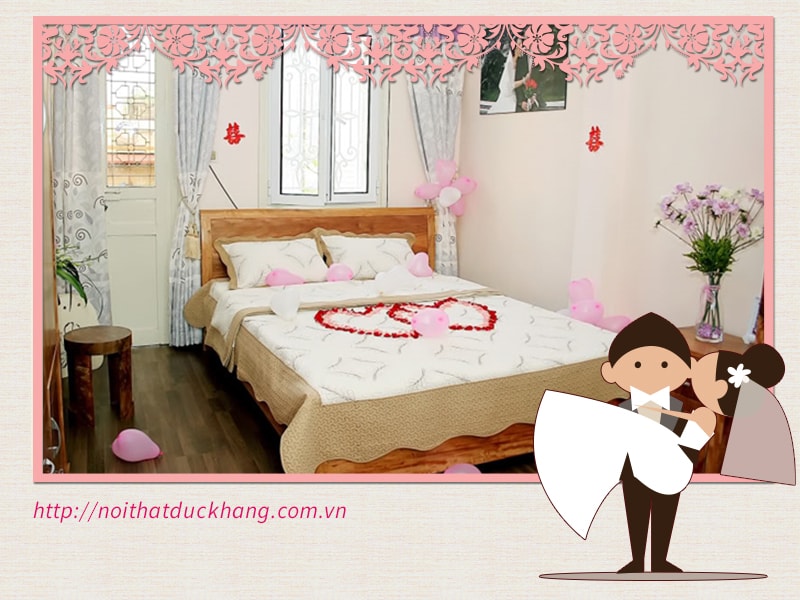 Trang trí phòng cưới theo phong thủy