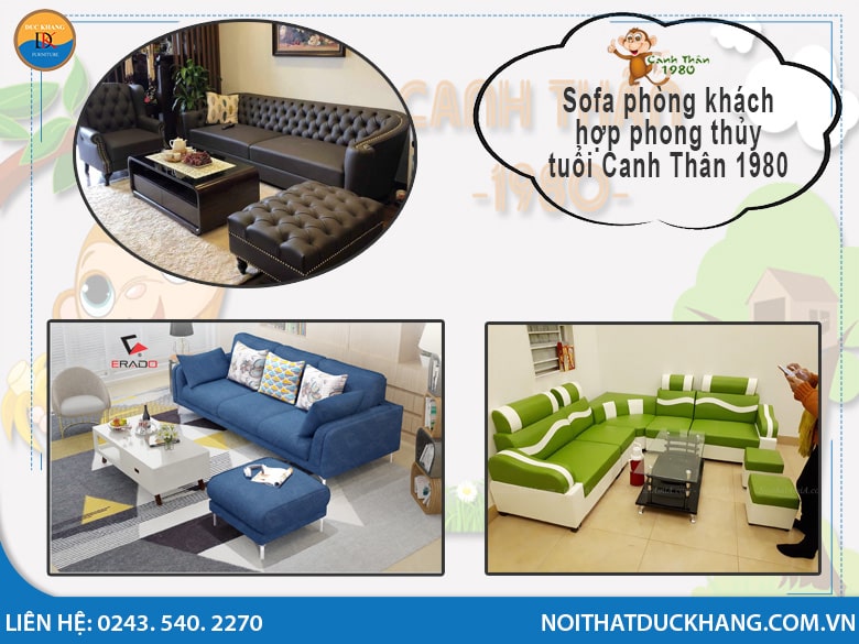 Màu sắc phòng khách hợp phong thủy tuổi Canh Thân