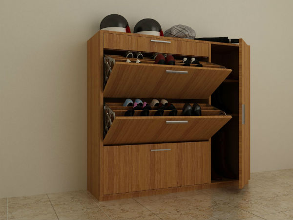 Sắp xếp vị trí của giày dép trong tủ